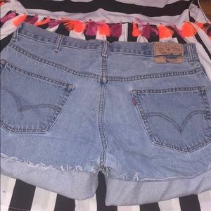 LEVIS Denim Jean Shorts Cutoffs 38 12 14 16